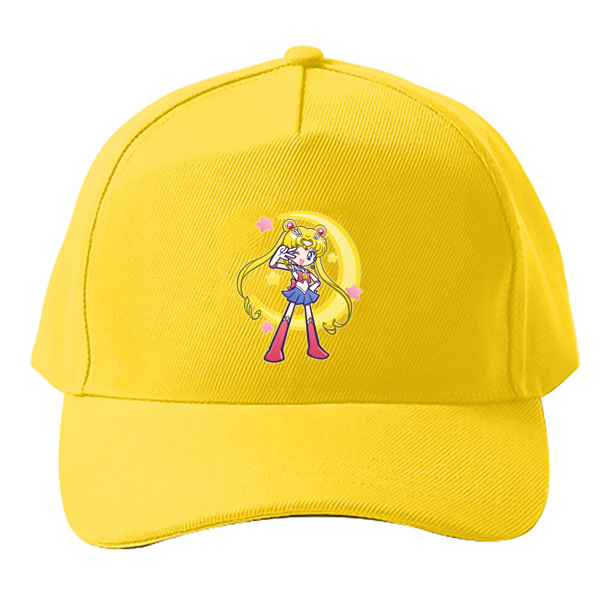 （画像用） 美少女戦士セーラームーン 月野 うさぎ つきの うさぎ Sailor Moon Tsukino Usagi ベースボールキャップ 綿100％ 男女兼用 帽子 スポーツ